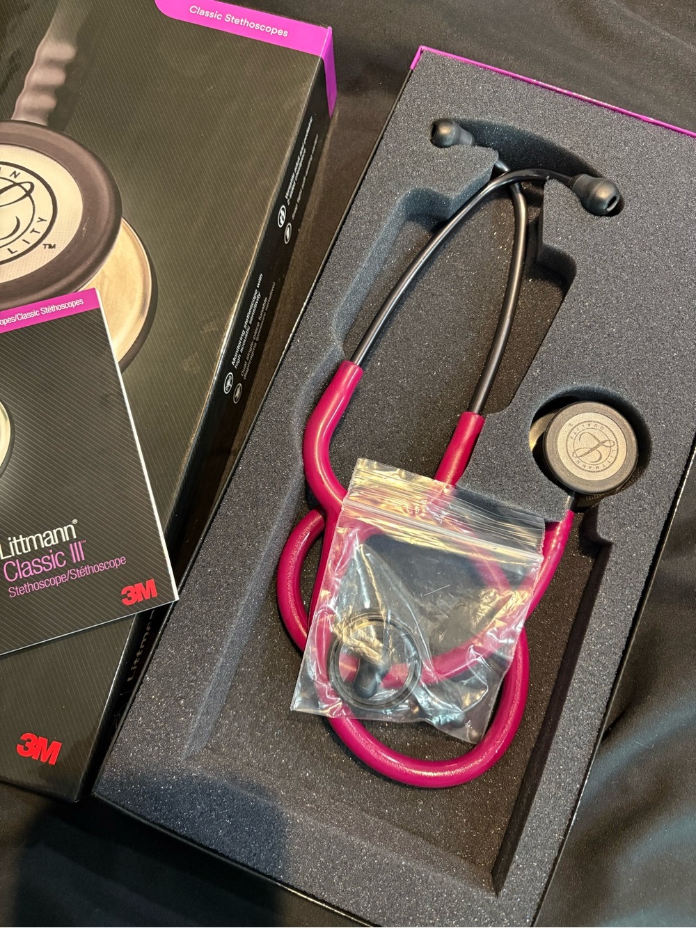 3M Littmann Classic III Stethoscope in Berry